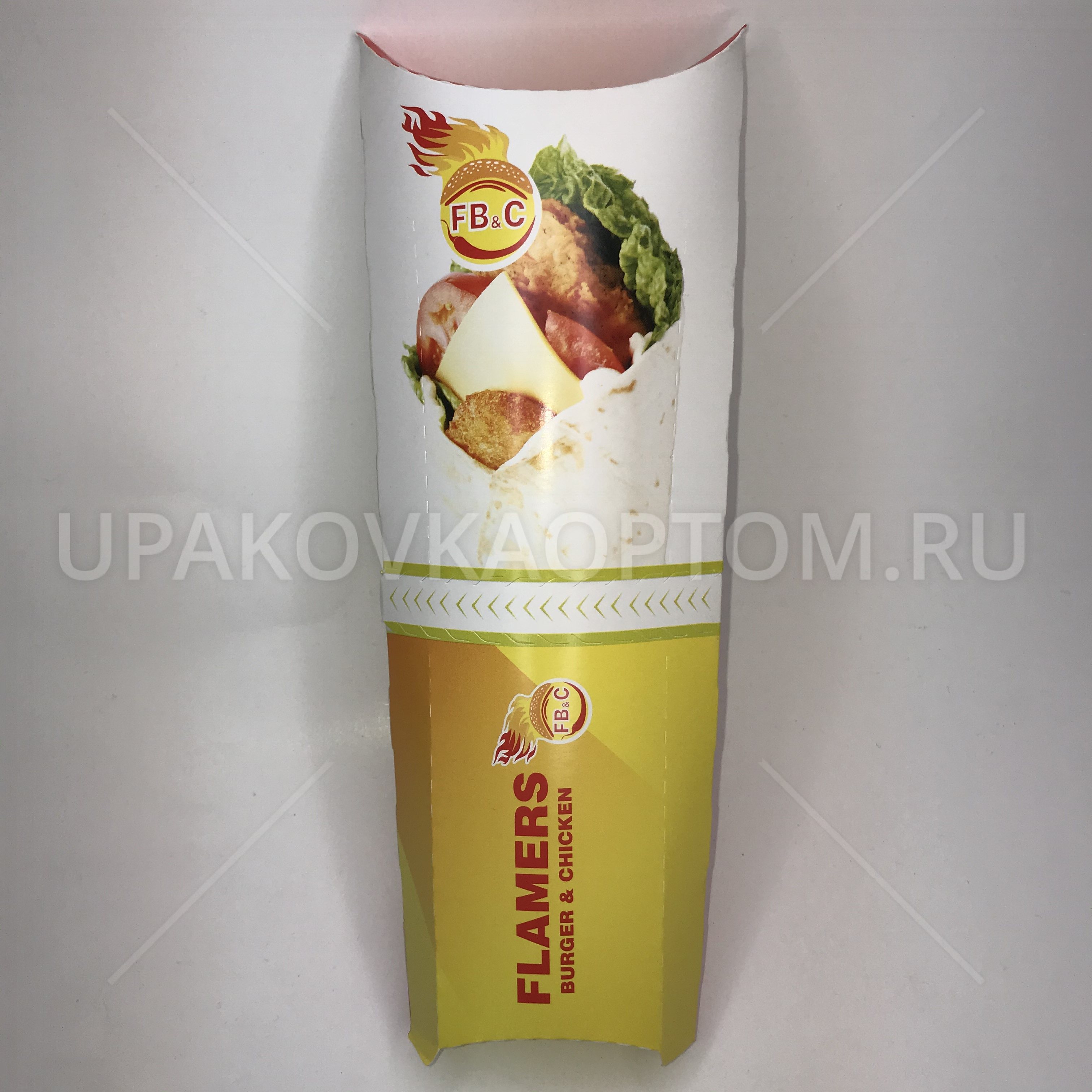 Упаковка для шаурмы и роллов картонная – купить оптом от производителя ...